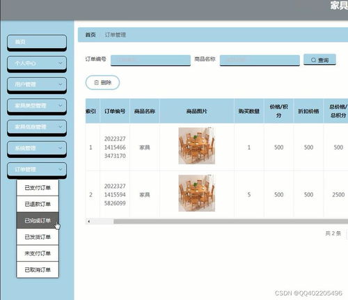 nodejs vue網上家具商城系統 家居購物網站系統vscode